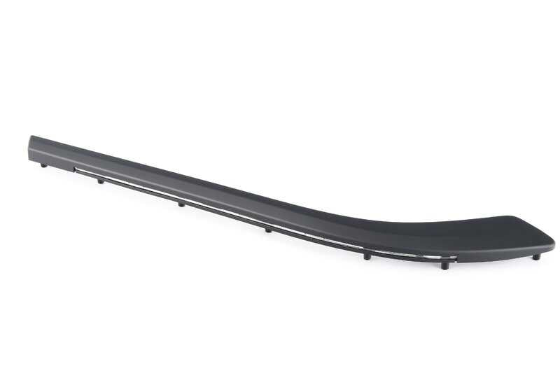 Moldura trasera izquierda negra OEM 51437389777 para BMW F32, F33, F82. Original BMW.