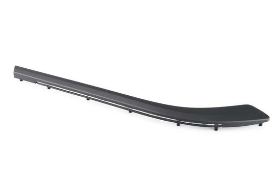 Moldura trasera izquierda negra OEM 51437389777 para BMW F32, F33, F82. Original BMW.