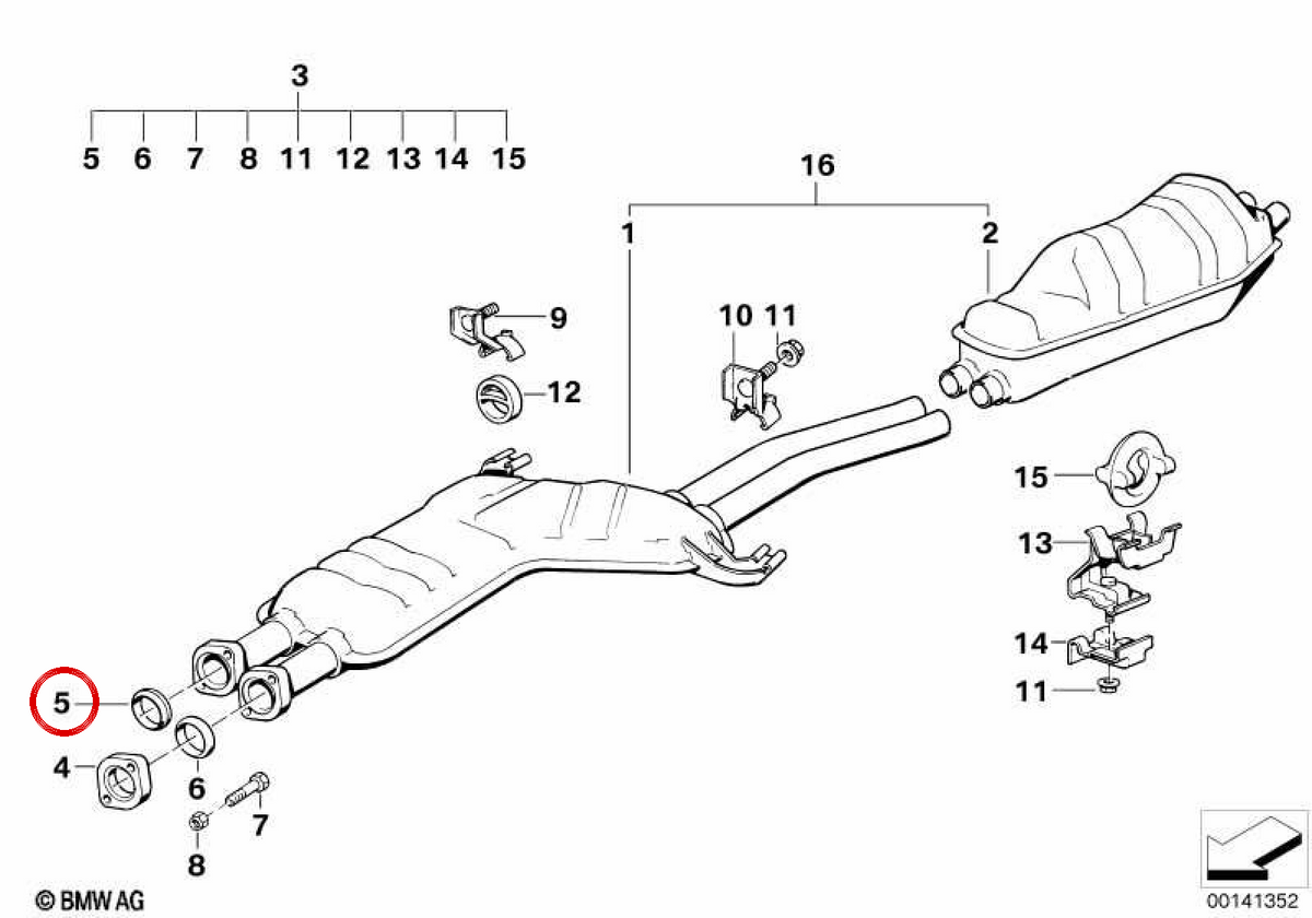 OEMA ESPAP Board 18111709239 pour BMW E30, E36, E28, E34, E32, E31. BMW d'origine.