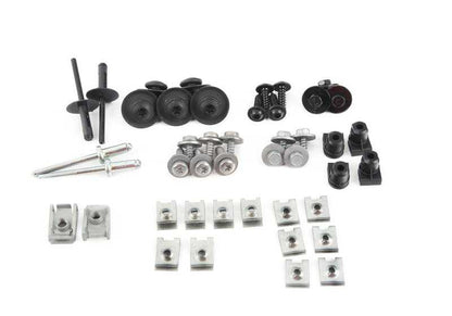 Juego de soportes y fijaciones para paragolpes delantero OEM 51112410278 para BMW X3 E83. Original BMW.