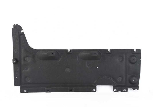 Protector bajo motor derecho OEM 51757348760 para BMW X3 F25 (2010-2017) y X4 F26 (2014-2018). Compatible según motorizaciones indicadas. Pieza original BMW.