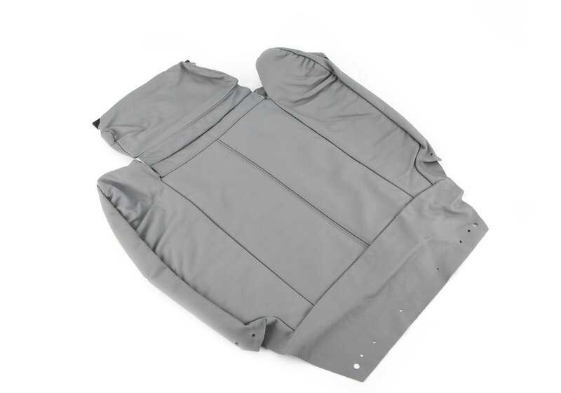 Funda asiento de cuero OEM 52108252305 para BMW E39 (520d, 520i) y E38. Color gris N6TT. Original BMW.