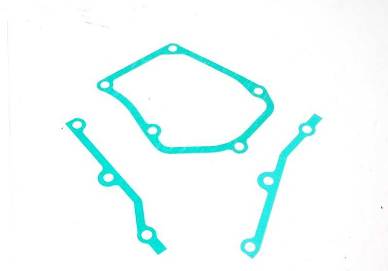 Juego de juntas para tapa cadena OEM 11141721919 para BMW E30 y E36. Repuesto original BMW, sin asbesto y apto para reparación del sistema de distribución.