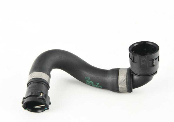 Tubo de retorno del radiador de aceite de la caja de cambios OEM 17127535535 para BMW X3 {G01, G01N, G08} y X4 {G02}. Original BMW.