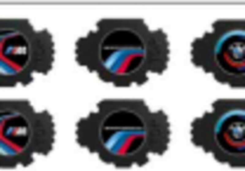 Logos M Performance pour les projecteurs de portes LED pour BMW E81, E82, E87, F20, F21, F40, série 2 F22, F45, F46, série 3 E90, F30, F34, G20, série 4 F32, F33, F36, série 5, série 7 e6 F01, G11, série 8 F91, G14, X1 E