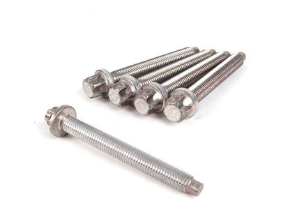 Ensemble de vis en aluminium pour BMW E81, E82, E87, E88, E90, E91, E92, E93, E60, E61, F10, F11, E63, E64, E65, E66, E84, E83N, E70, E85, E86, E89 (OEM 23000392607). BMW d'origine