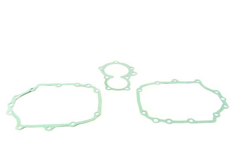 Juego de juntas sin asbesto OEM 23129065642 para BMW E12, E28, E24, E23. Compatible con múltiples cajas de cambio manuales de 4 y 5 marchas. Original BMW.