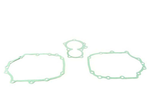 Juego de juntas sin asbesto OEM 23129065642 para BMW E12, E28, E24, E23. Compatible con múltiples cajas de cambio manuales de 4 y 5 marchas. Original BMW.