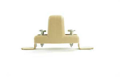 Soporte parasol beige claro OEM 51168243575 para BMW Serie 3 E46 (316Ci, 318Ci, 320Ci, 316i, 318i, 320i). Original BMW.