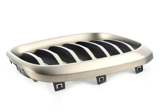 Rejilla embellecedora delantera derecha OEM 51137464934 para BMW X3 G01 y X4 G02. Original BMW.