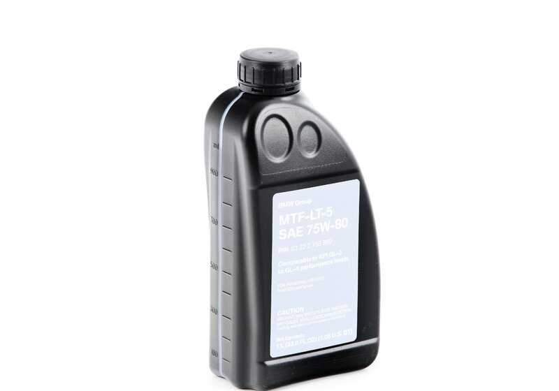 Óleo para transmissão manual MTF LT-5 para BMW E82, E88, F20, F21, F22, F23, F87, E90, E91, E92, E93, F30, F31, F34, F80, G20, G21, G80, F32, F33, F36, F82, F83, G82, F10, F11, G30, G31, E84, F25, G01, F26, G29. BMW originais. . BMW original