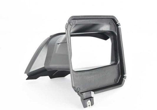 Luftverwaltung für den linken Vertriebenenkühler für BMW F97, F98 (OEM 51748068601). Original BMW.