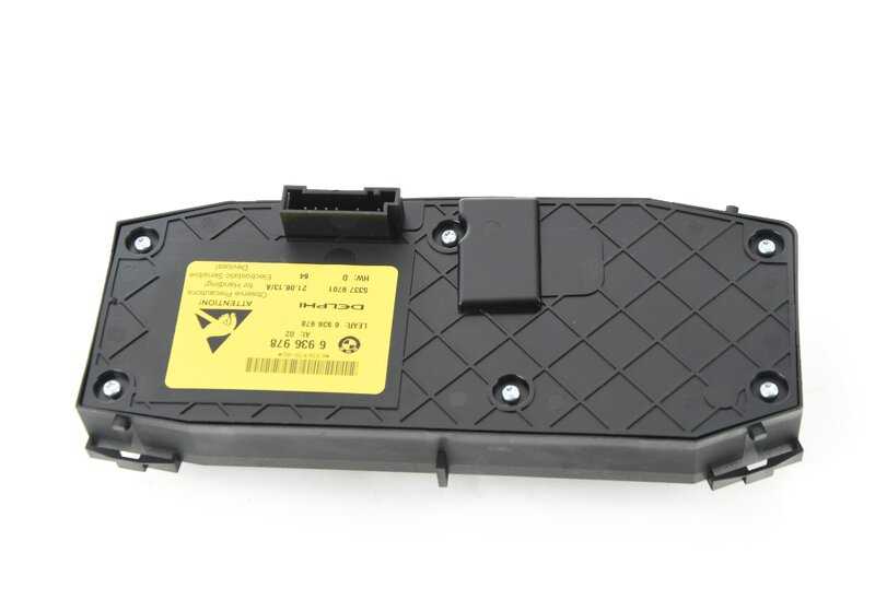 Interruptor ajuste asiento delantero derecho OEM 61316936978 para BMW E93 320d, 320i (todos los motores y transmisiones compatibles). Original BMW.
