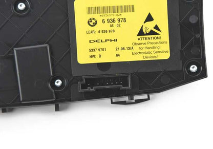 Interruptor ajuste asiento delantero derecho OEM 61316936978 para BMW E93 320d, 320i (todos los motores y transmisiones compatibles). Original BMW.
