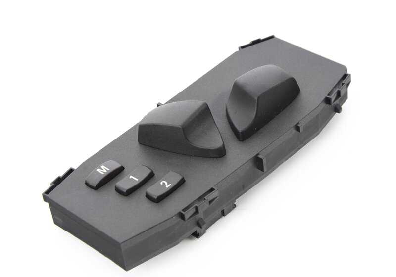 Interruptor ajuste asiento delantero derecho OEM 61316936978 para BMW E93 320d, 320i (todos los motores y transmisiones compatibles). Original BMW.