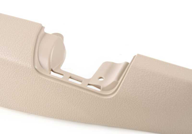 Cubierta exterior izquierda del asiento OEM 52107293579 para BMW F20, F21, F22, F23, F30, F31, F34, F32, F36. Original BMW.