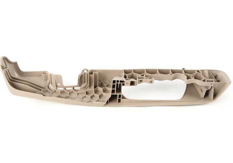 Cubierta exterior izquierda del asiento OEM 52107293579 para BMW F20, F21, F22, F23, F30, F31, F34, F32, F36. Original BMW.