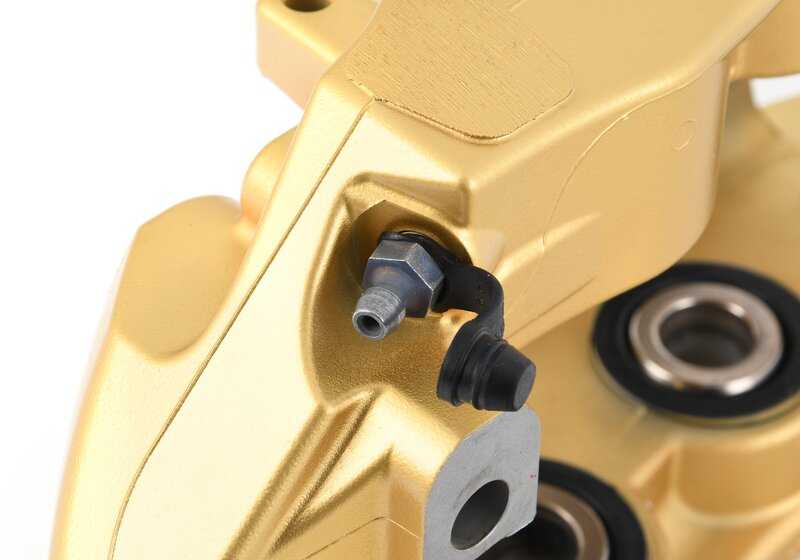 Pinza de freno delantera derecha OEM 34117852120 para BMW F06, F06N, F10, F12, F12N, F13, F13N. Recambio original BMW.