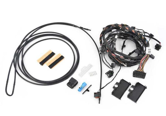 Ersatzkabel, linker Stoßdämpferbereich für BMW E81, E82, E87, E87N, E88, E90N, E91N, E92, E93 (OEM 61129206018). Original BMW.