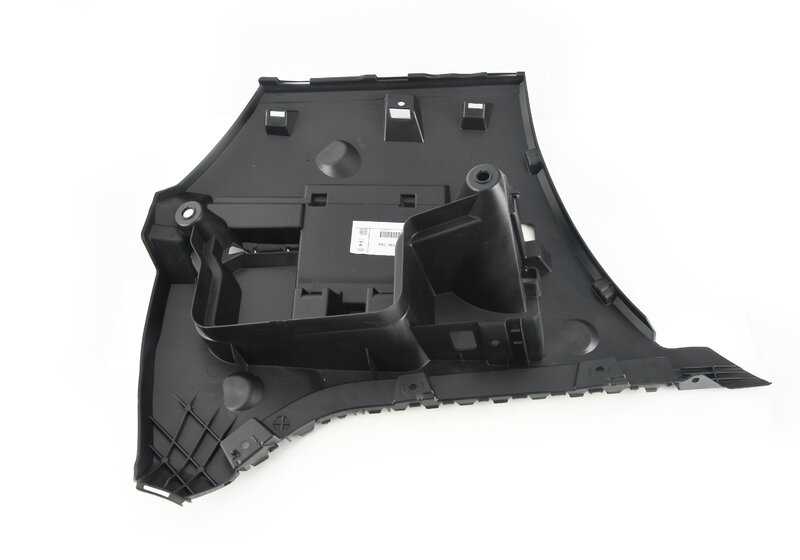 Soporte trasero derecho OEM 51127184768 para BMW F10, F10N, F18. Pieza original BMW, ideal para sustituir el soporte de la parte trasera derecha.