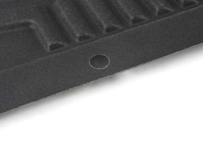 Protector inferior lateral izquierdo OEM 51757308671 para BMW F15, F85, F16, F86. Original BMW.