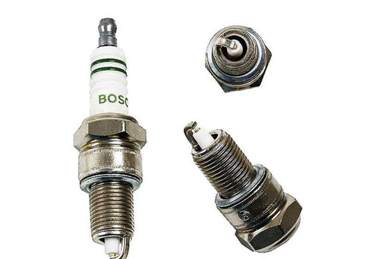 Bujía de encendido OEM 12121279599 para BMW E30, E28, E24, E23. Compatible con motores M20. Original BMW.