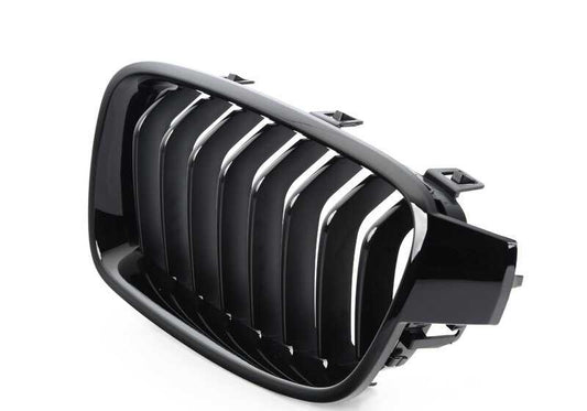 Grade decorativa frontal esquerda 51117464493 para BMW 3 F30, F31N, F35, F35N. Peça original da BMW.