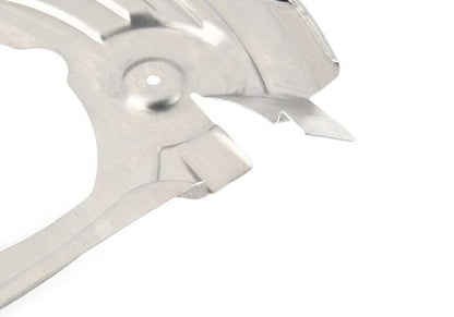 Protectores de freno delantero izquierdo OEM 34117991037 para BMW F90, F91, F92, F93 M5 y M8. Compatible con modelos con tracción total. Original BMW.