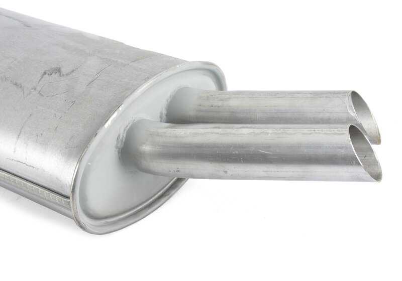 Silencioso trasero (Escape) OEM 18101705783 para BMW E30. Original BMW.