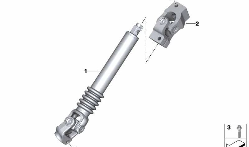 Junta cardán OEM 32302283431 para BMW E90, E92, E93. Original BMW.