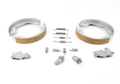 Kit de reparación zapatas de freno OEM 34212413128 para BMW X5 {E70, E70N, F15} y BMW X6 {E71, E72, F16}. Original BMW.