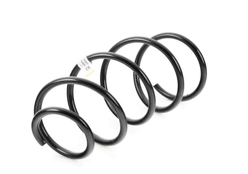 Muelle de suspensión delantera OEM 31336767368 para BMW E81, E82, E87, E88, E90, E91, E92, E93. Original BMW.