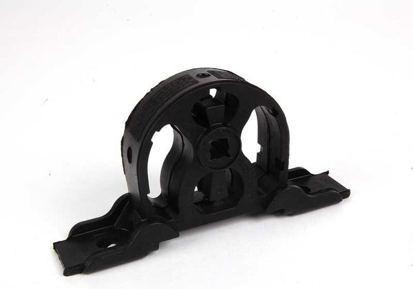 Soporte de goma para sistema de escape OEM 18201438435 para BMW Serie 7 E65, E66 y X5 E53. Original BMW.