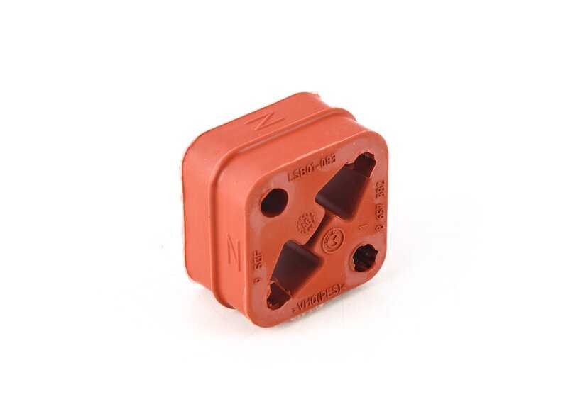 Soporte de goma escape OEM 18308657332 para BMW G87, G21, G80, G81, G82, G83, G11, G12, G05, G18, F95, G06, F96, G07. Original BMW.