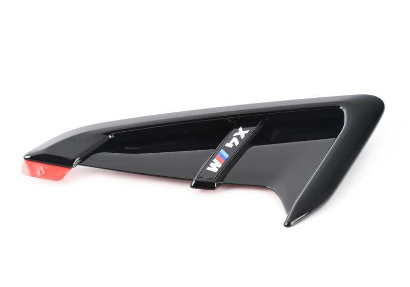Pannello laterale sinistro di guida per la guida dell'aria per la BMW X4 F98, F98N (OEM 51138098093). BMW originale