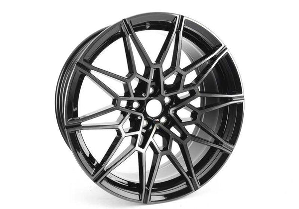 Llantas de aleación M Doble Radio 892 OEM 36119501476 para BMW X3 F97, F97N y X4 F98, F98N. Acabado bicolor Jet Black brillo torneado. Original BMW.