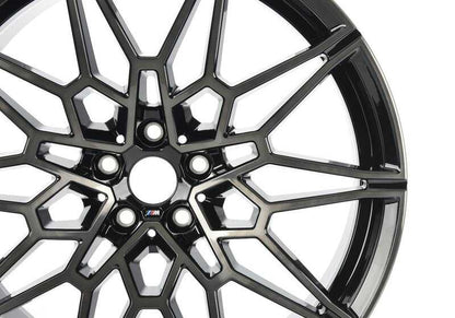 Llantas de aleación M Doble Radio 892 OEM 36119501476 para BMW X3 F97, F97N y X4 F98, F98N. Acabado bicolor Jet Black brillo torneado. Original BMW.