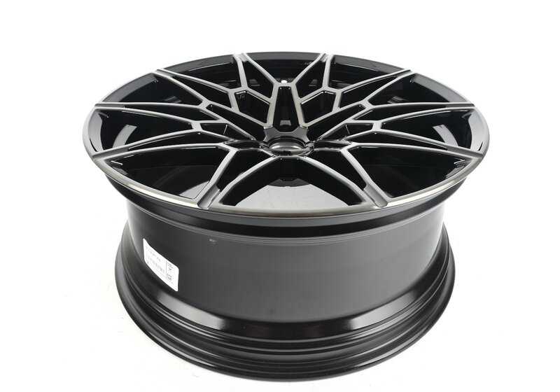 Llantas de aleación M Doble Radio 892 OEM 36119501476 para BMW X3 F97, F97N y X4 F98, F98N. Acabado bicolor Jet Black brillo torneado. Original BMW.