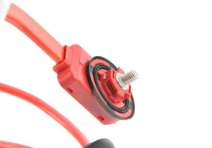 Cable de batería positivo OEM 61129316575 para BMW F20, F20N, F21, F21N, F22. Cable original BMW para conexión de batería en el suelo del vehículo.