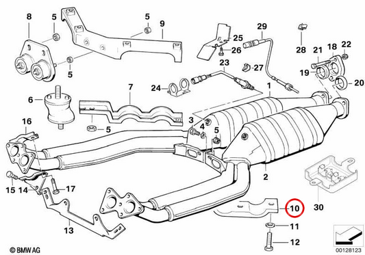 Escapepa Ompera Om 18301716877 für BMW E31. Original BMW.