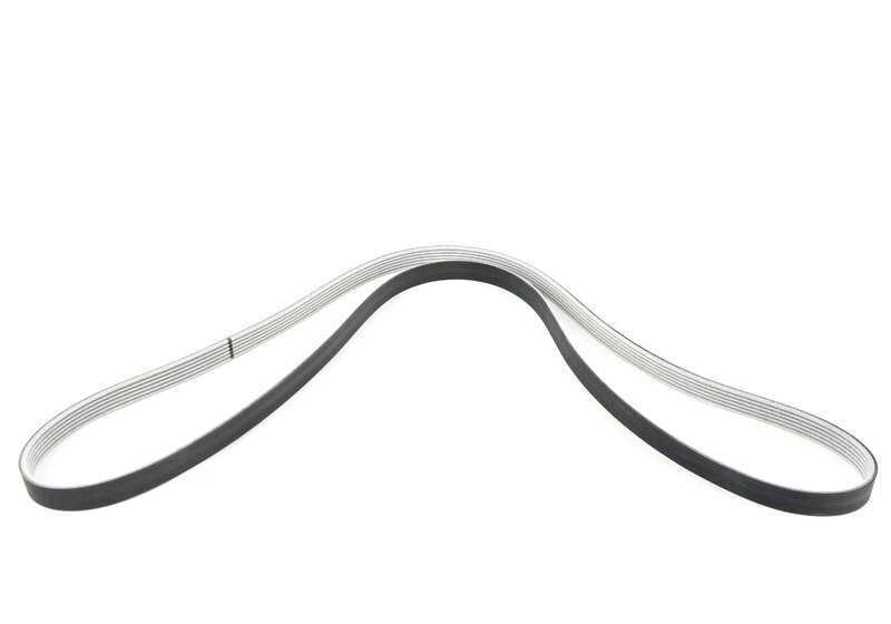 Correia nervurada 6PK x 2080 para BMW E46, E60, E60N, E61, E61N, E63N, E64N, E65, E66, E83, E83N, E53 (OEM 11288477779). BMW originais.