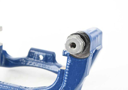 Rechte blaue Bremsstütze für BMW G01, G02, G05, G18, G06 (OEM 34206891912). Original BMW
