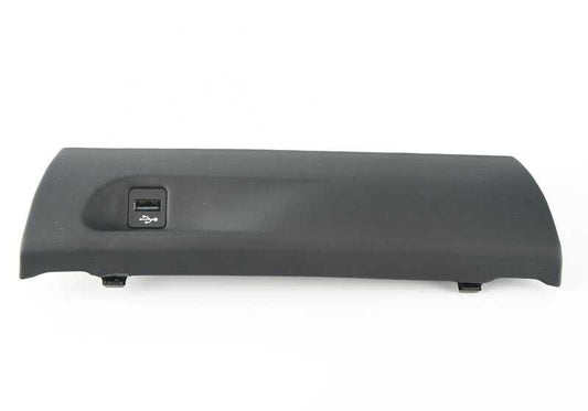 Embellecedor de piel para consola central inferior OEM 51458071513 para BMW F30N, F31N, F34N, F80N, F32, F32N, F33, F33N, F36, F36N, F82, F82N, F83, F83N. Original BMW.