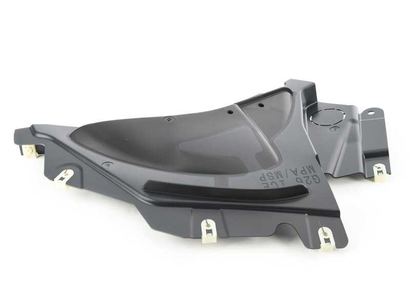 Cubierta paso de rueda delantera izquierda OEM 51718081679 para BMW Serie 4 G26 (420d, 420d xDrive, 420i, 430i). Original BMW.