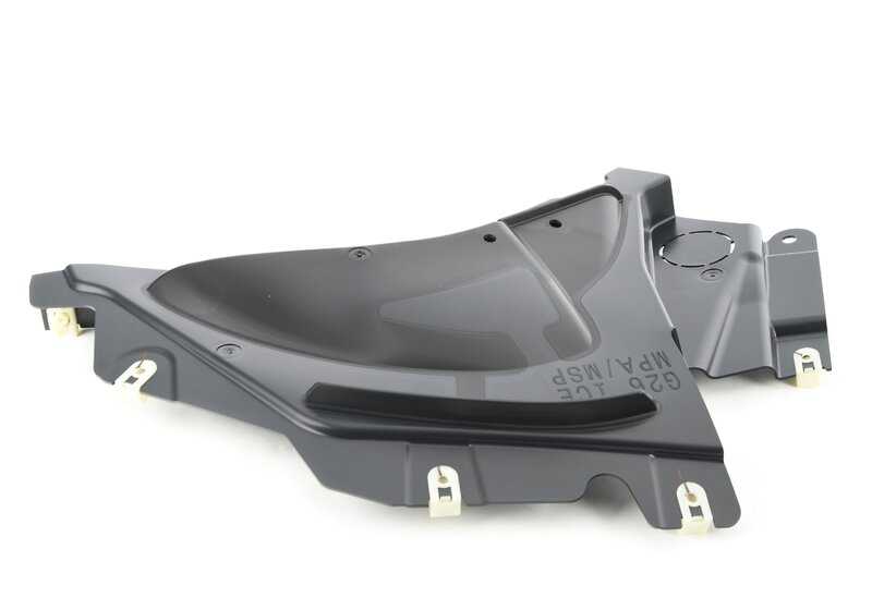 Cubierta paso de rueda delantera izquierda OEM 51718081679 para BMW Serie 4 G26 (420d, 420d xDrive, 420i, 430i). Original BMW.