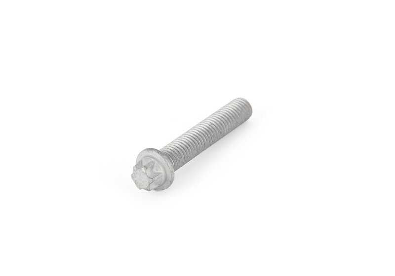 Tornillo original OEM 07119908026 para BMW {F40, F44, F45, F46, F48, F39} y MINI {F54, F55, F56, F57, F60, F65, F66, U25}. Repuesto para estabilizador trasero. Original BMW y MINI.