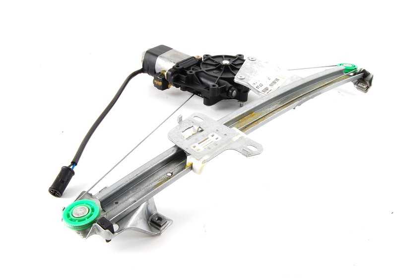 Elevador eléctrico de la ventanilla trasera izquierda OEM 51351935639 para BMW E30. Original BMW.
