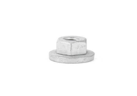 Porca sextavada com arruela para BMW F40 F52 F70 Série 2 F44 F45 F46 G87 U06 Série 3 G80 G81 Série 4 G82 G83 X1 F48 F49 U11 X2 F39 U10 MINI F54 F55 F56 F57 F60 F65 F66 U25 (OEM 07147381866) BMW originais.