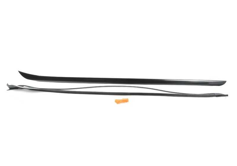 Embellecedor de canaleta del parabrisas izquierdo imprimado OEM 51317338615 para BMW X4 F26 (modelos xDrive20d, xDrive20i, M40i). Original BMW.