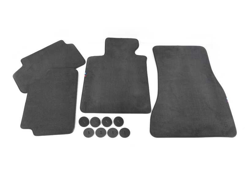 Alfombrillas de moqueta (delantera y trasera) OEM 51478090555 para BMW F90, F90N, G30, G30N, G31, G31N. Accesorio original BMW.